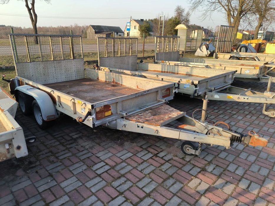 Ifor Williams GP 106 GM  minikoparka wozidło traktorek komunalny quad laweta dmc 3 500 kg rampa