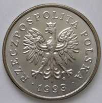 Polska 1 złoty 1993 - moneta z menniczego woreczka bankowego NBP
