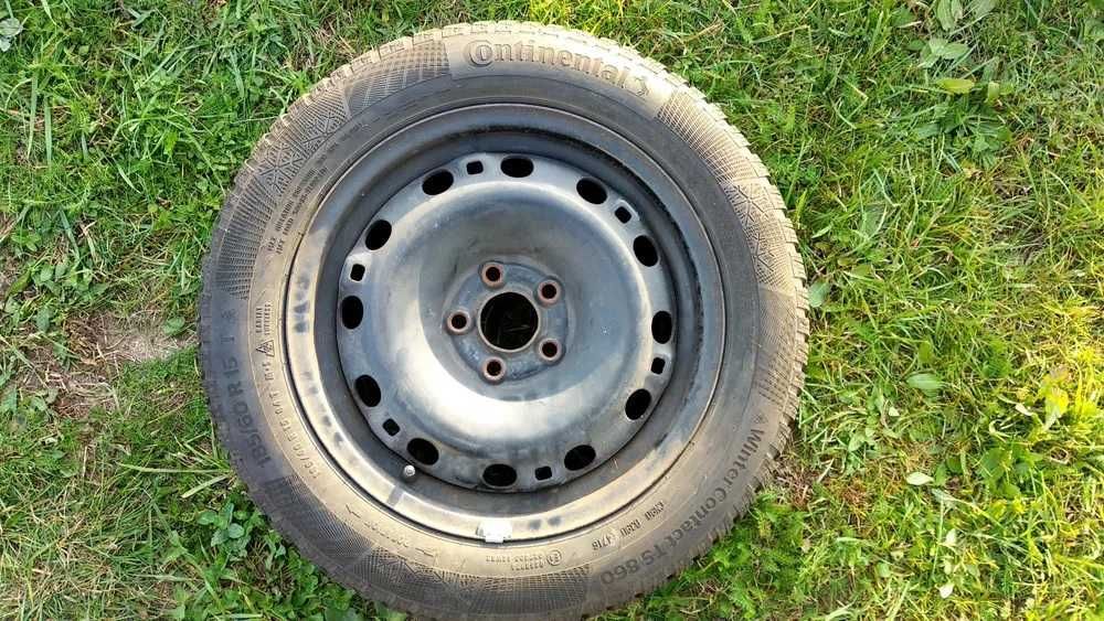 Koła Zimowe 15Cali 5x100 z Oponami 185/60r15 POLO V RAPID FABIA IBIZA
