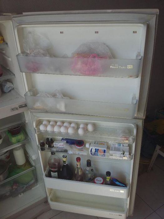 Холодильник Sharp no frost, цвет бежевый, 443 л. Сборка Сингапур!