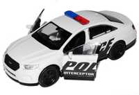 Ford Police Interceptor Policja WELLY model 1:34