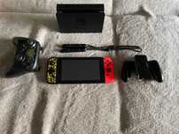 Nintendo Switch + Pro Controller Zelda + akcesoria komplet