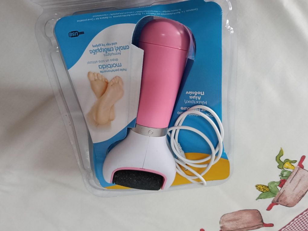 Lima elétrica para os pés