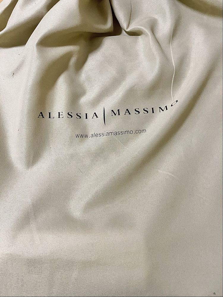 Torba shopper Alex Max niebieska nowa włoska jakość A4