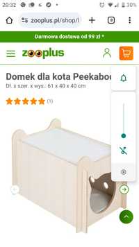 Domek dla kota peekaboo