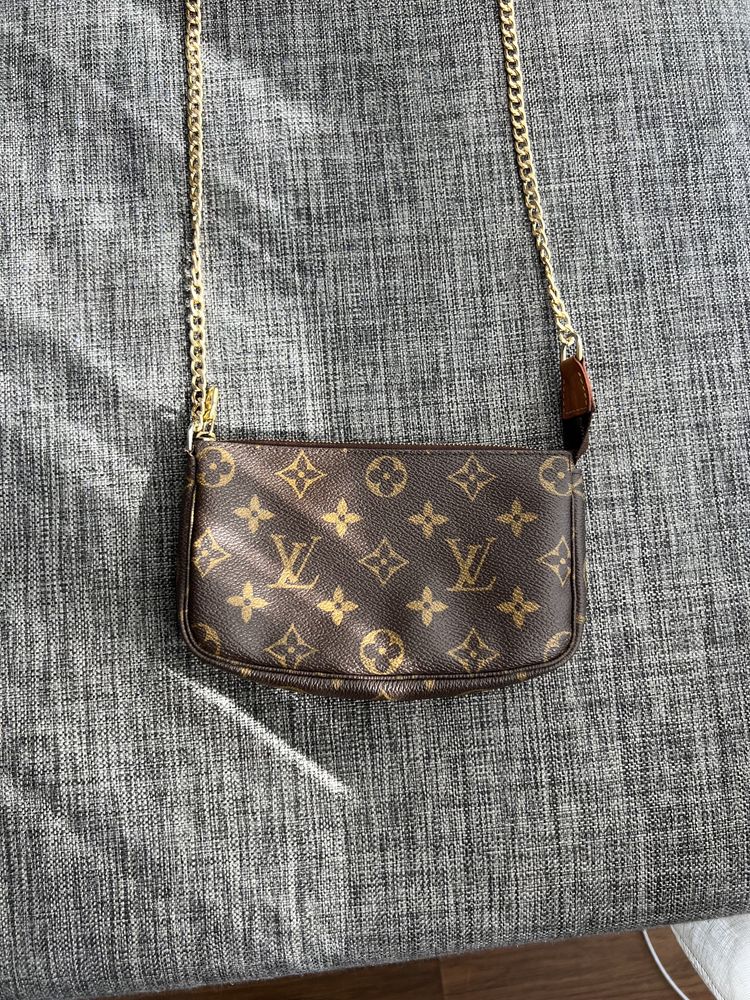 Louis Vuitton pochette mini orygonalna torebka