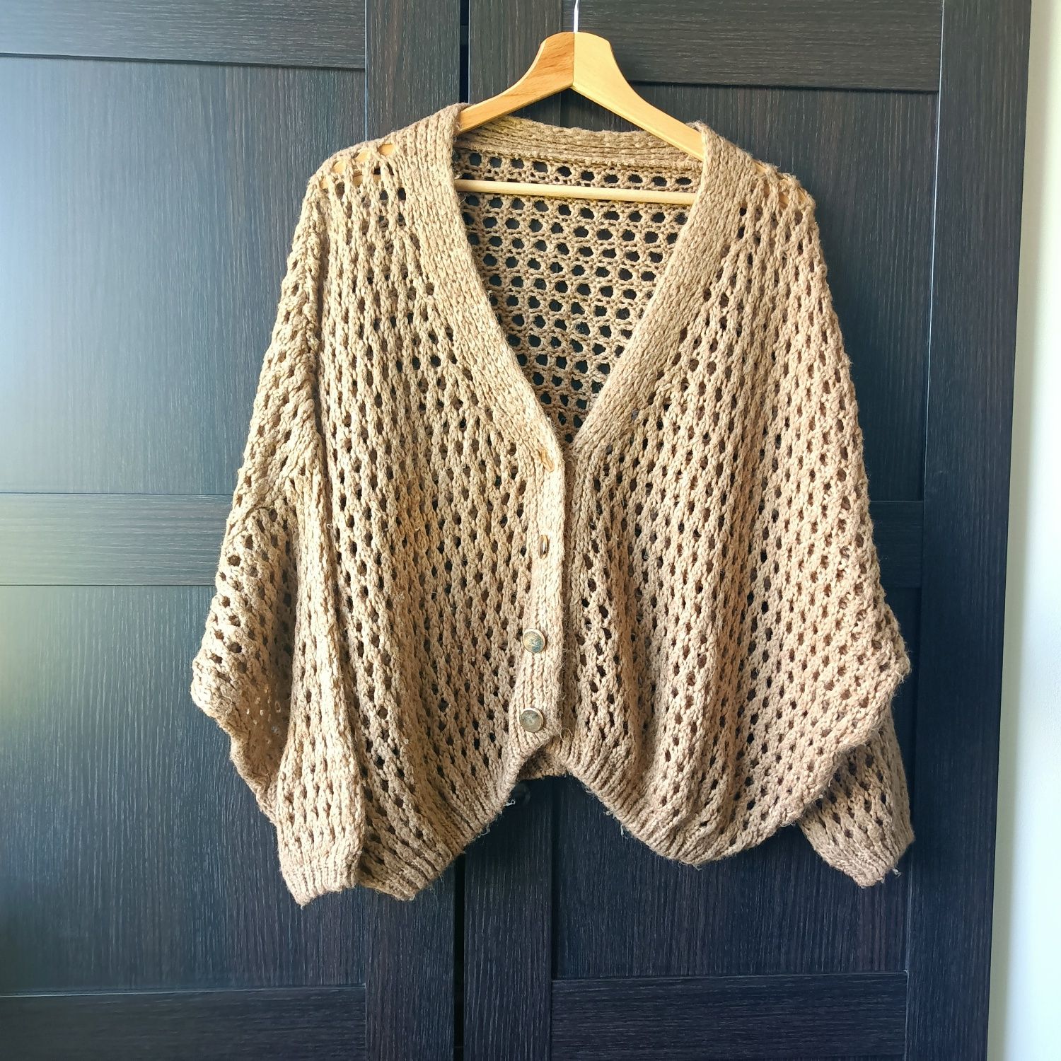 Sweter ażurowy uni