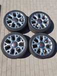 Koła aluminiowe 16" Fiat 500 opony NOWE 195/45r16 Continental