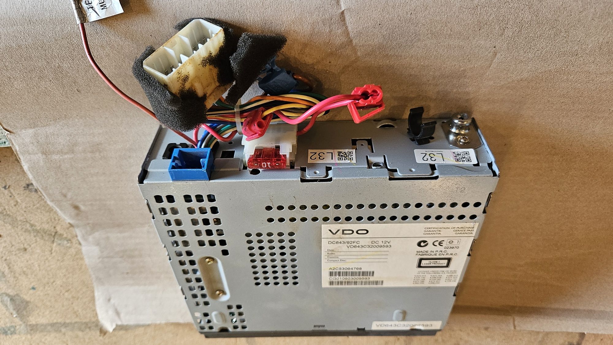 Radio CD Subaru Forester SG 2002