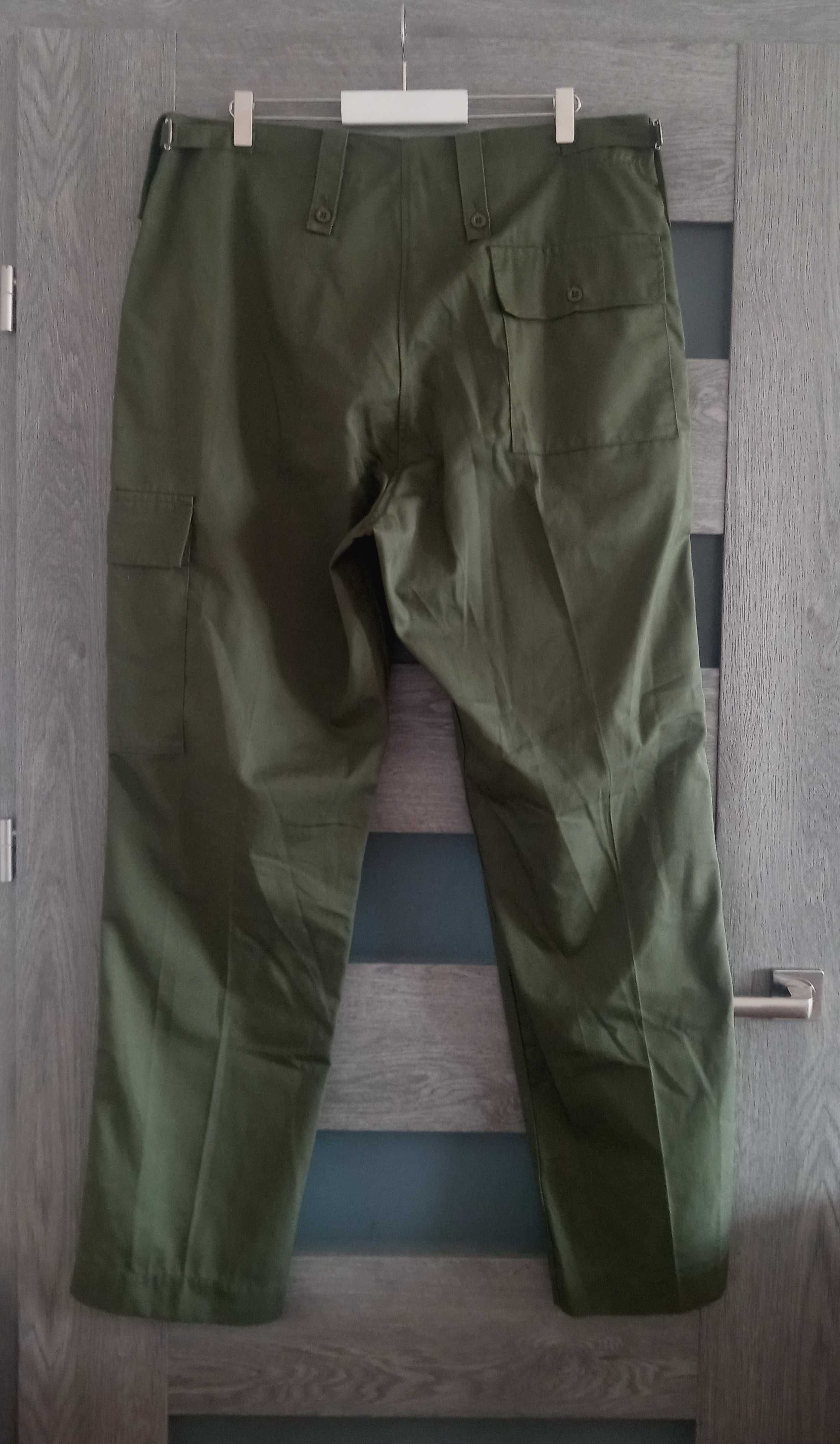 Compton sons & Webb zielone spodnie wojskowe militarne bojówki XL L