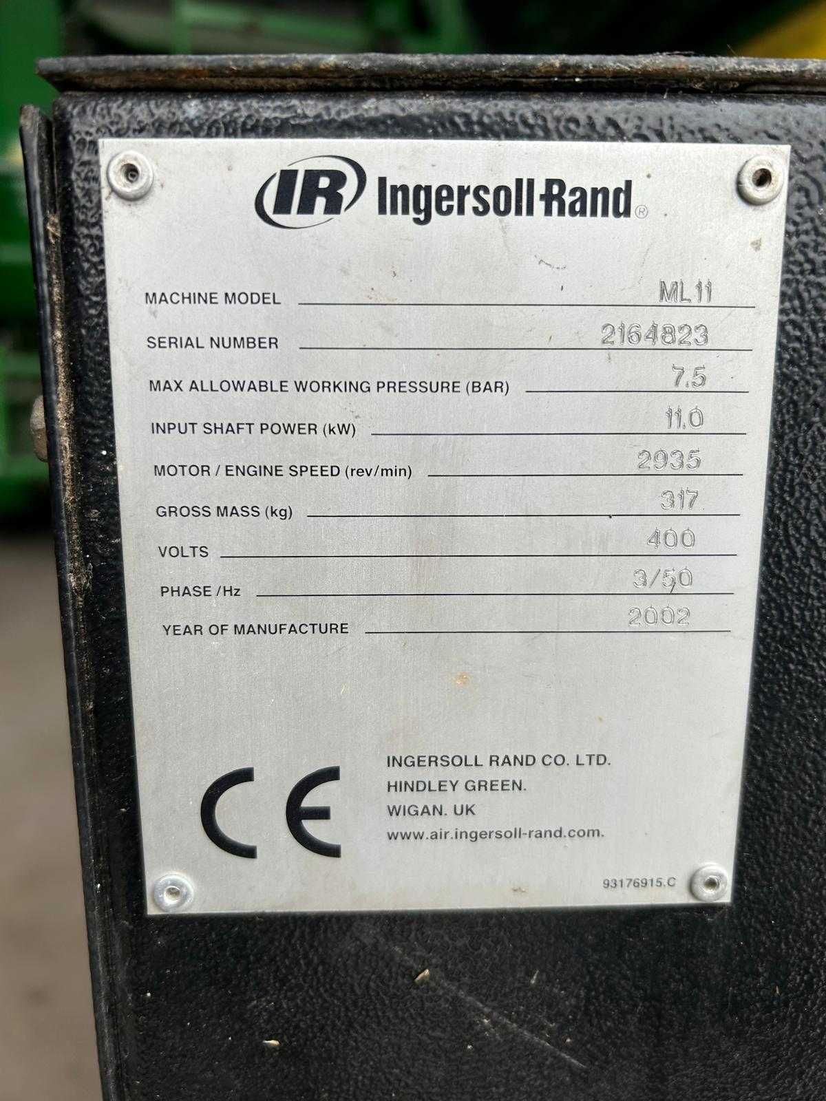 Sprężarka śrubowa Ingersoll Rand ML 11