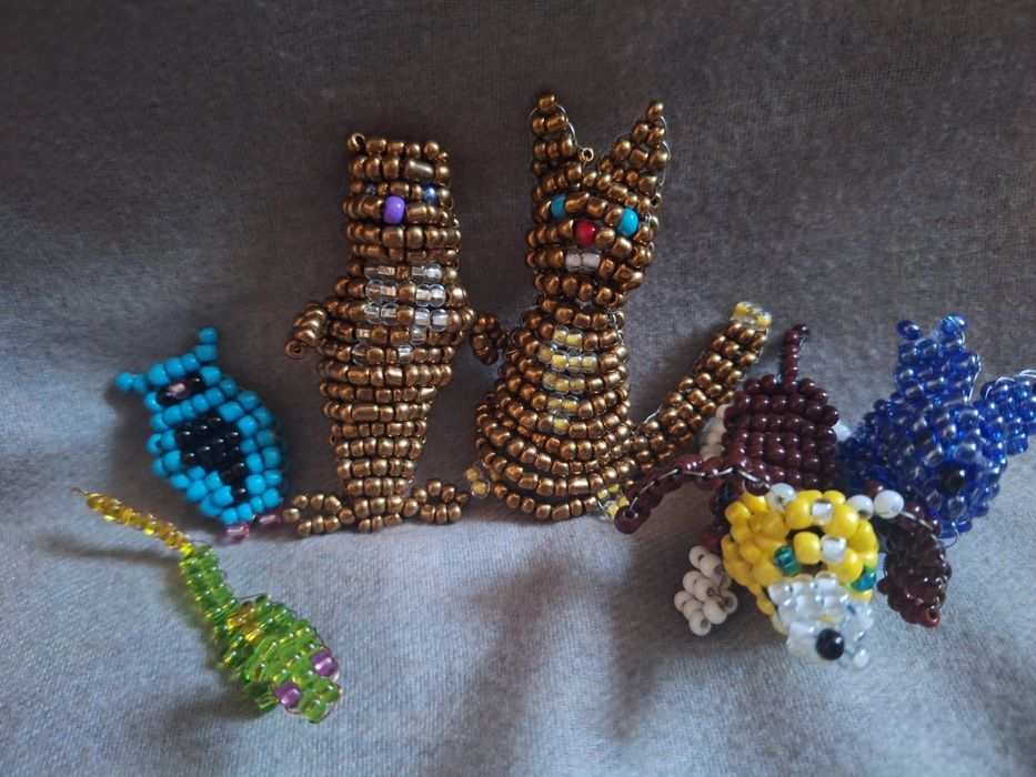 Фигурки из бисера