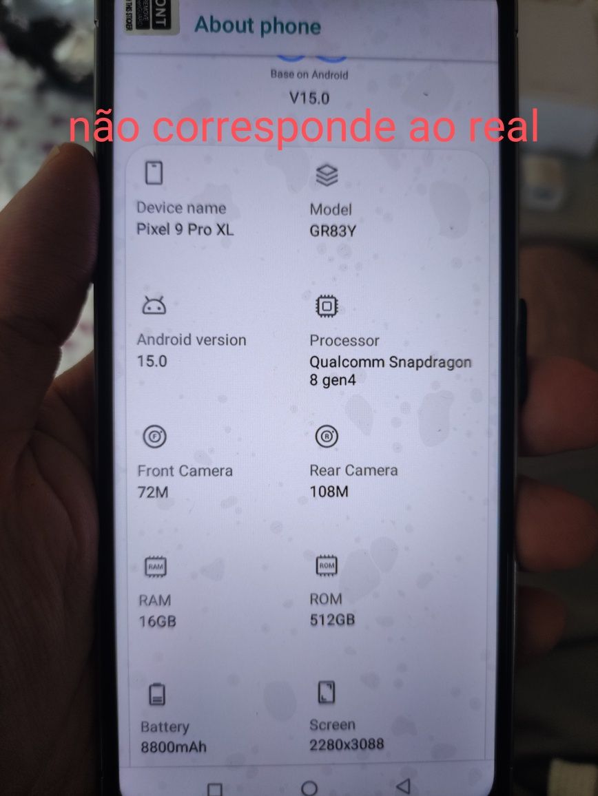 Smartphone android novo (ler descrição)