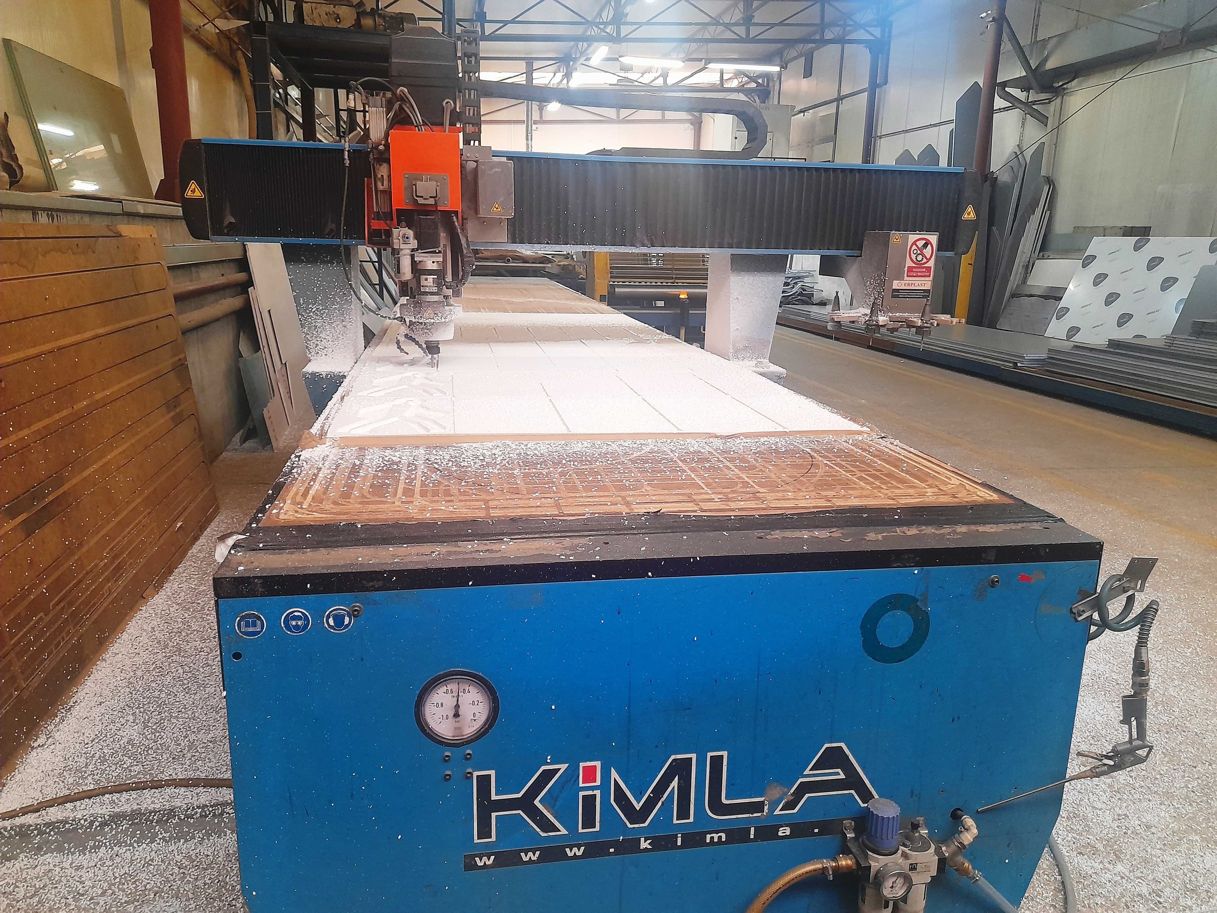 Ploter przemysłowy do paneli Kimla długi stół 7,3 m