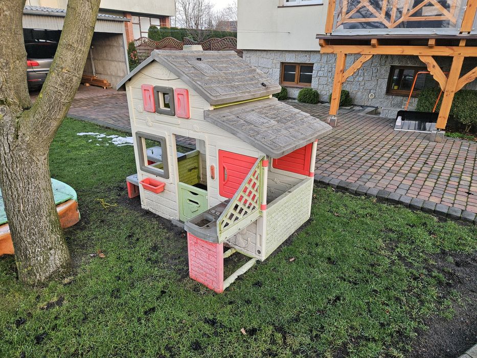 Domek somby zjeżdżalnia piaskownica