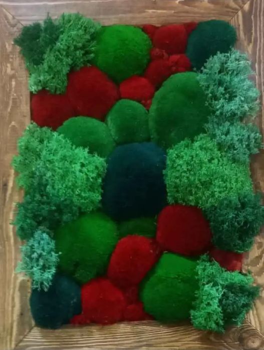 Обшиваєм стіни в кафе ресторани салони , стабілізованим мохом еко стил