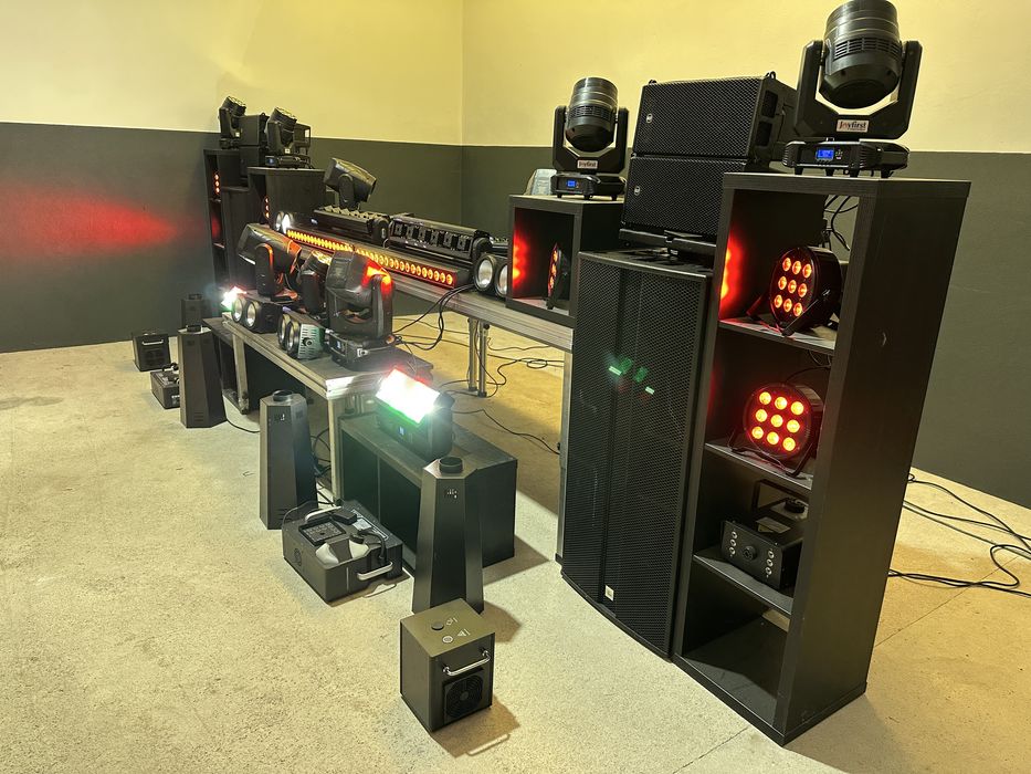 Sistema de Som e Iluminação Profissional Completo