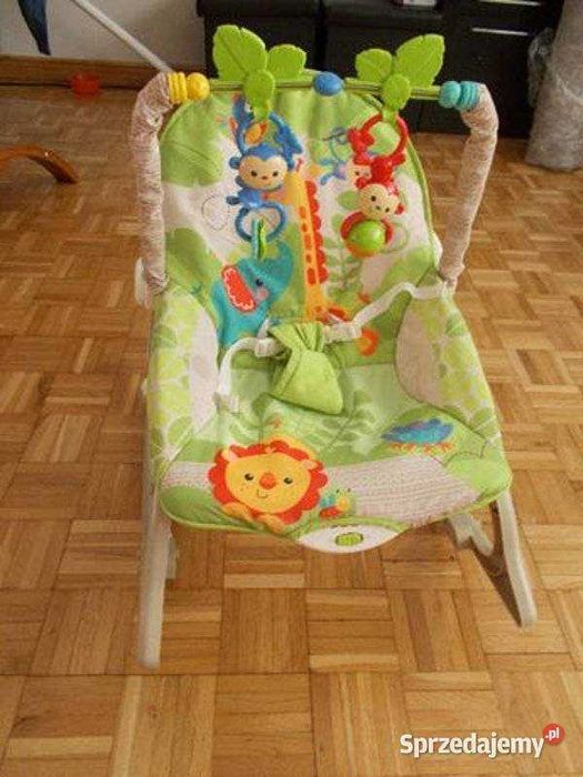 Leżaczek bujaczek Fisher Price do 18 kg