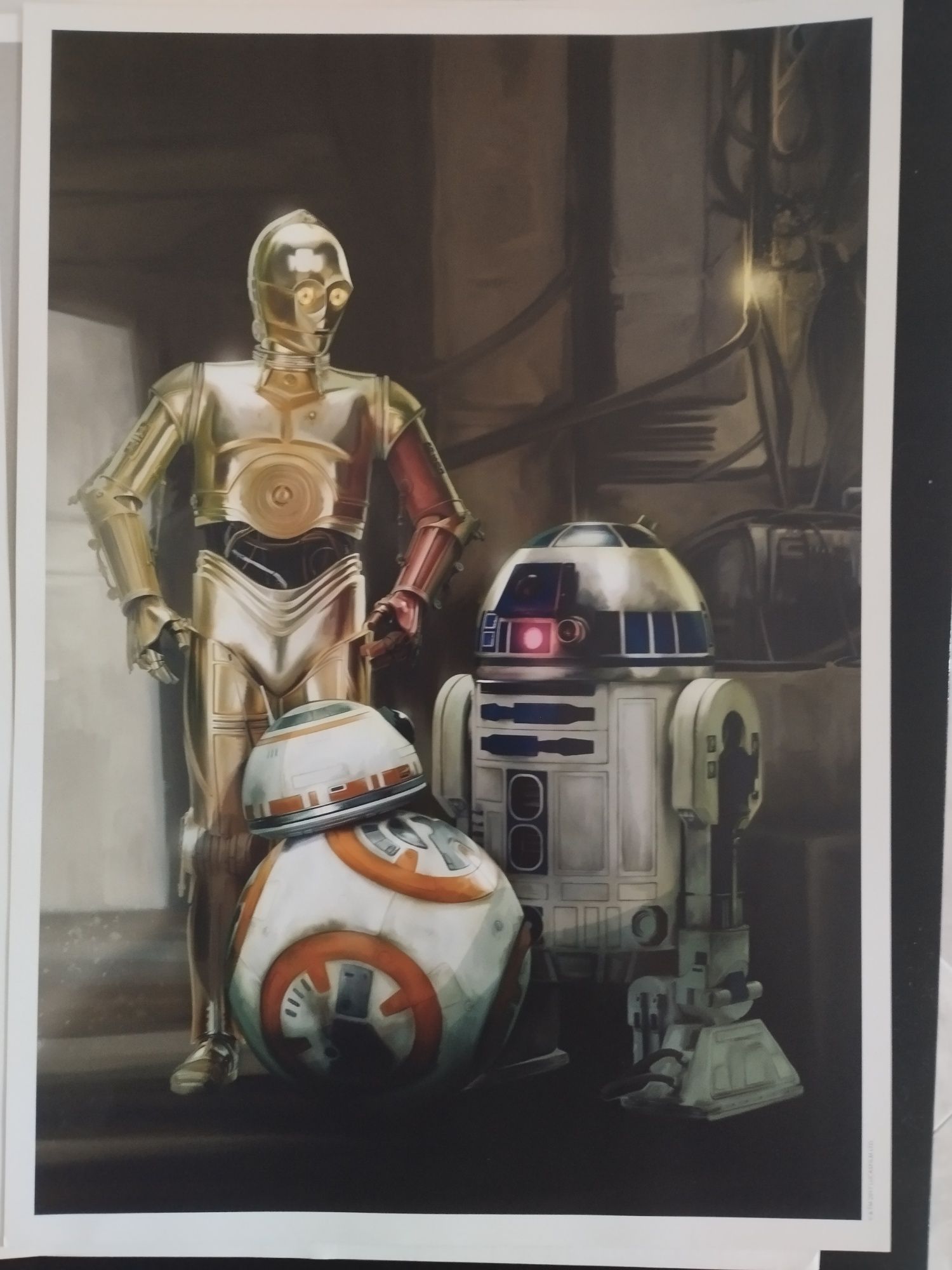 2 posters de Star Wars e capa