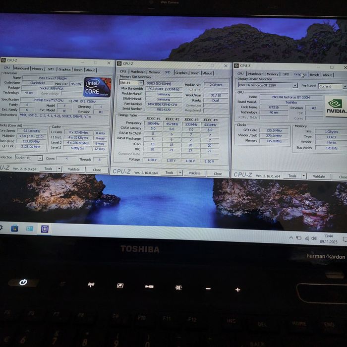 Laptop Toshiba Satellite A660. Intel Core i7. Dysk SSD