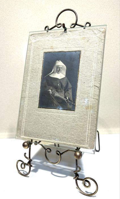 Fantástica antiga moldura dobrável do Sec. XIX