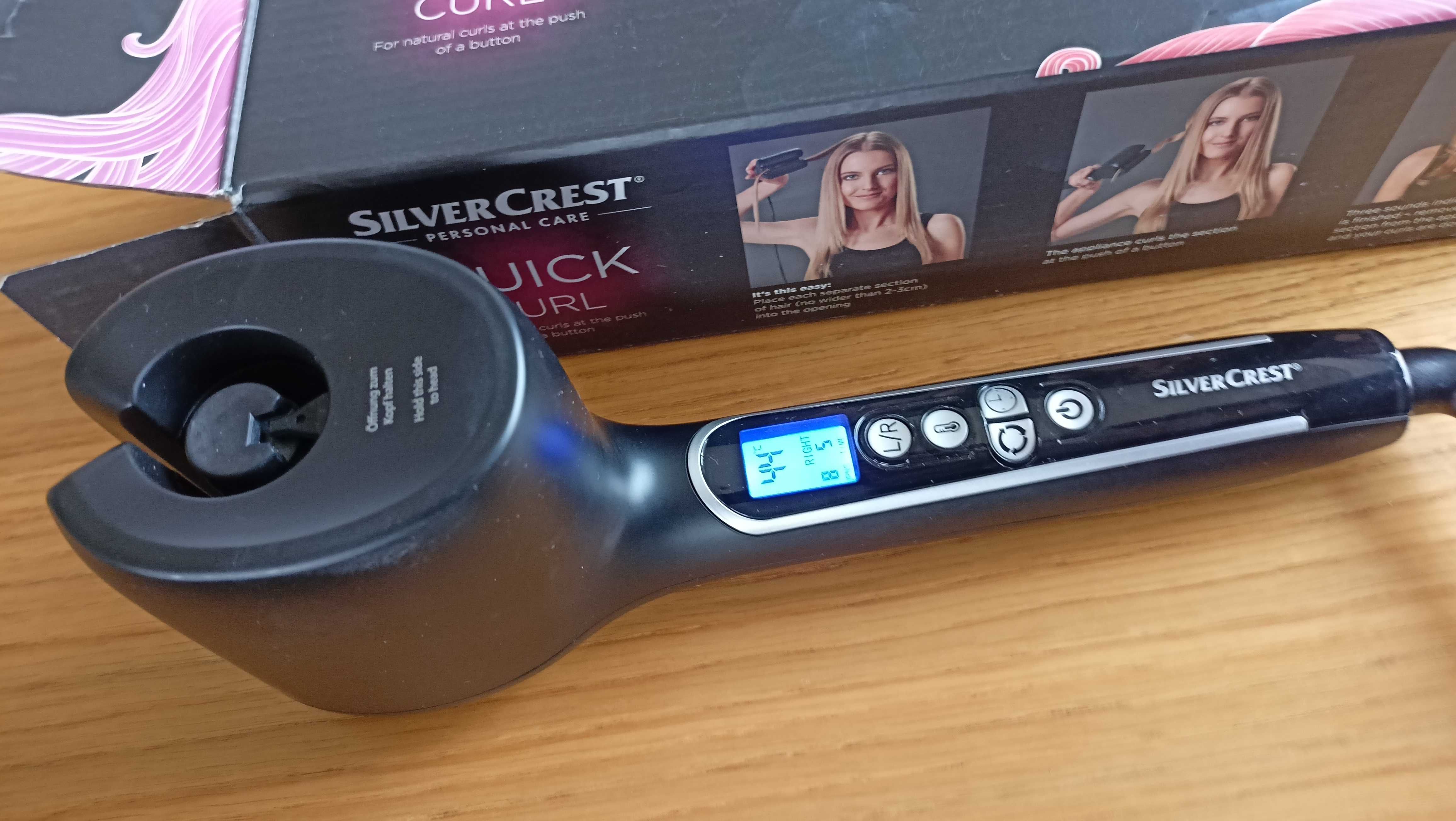 Lokówka automatyczna SilverCrest Quick Curl stan idealny