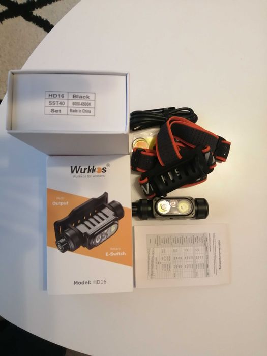 Latarka czołowa Wurkkos Hd 16