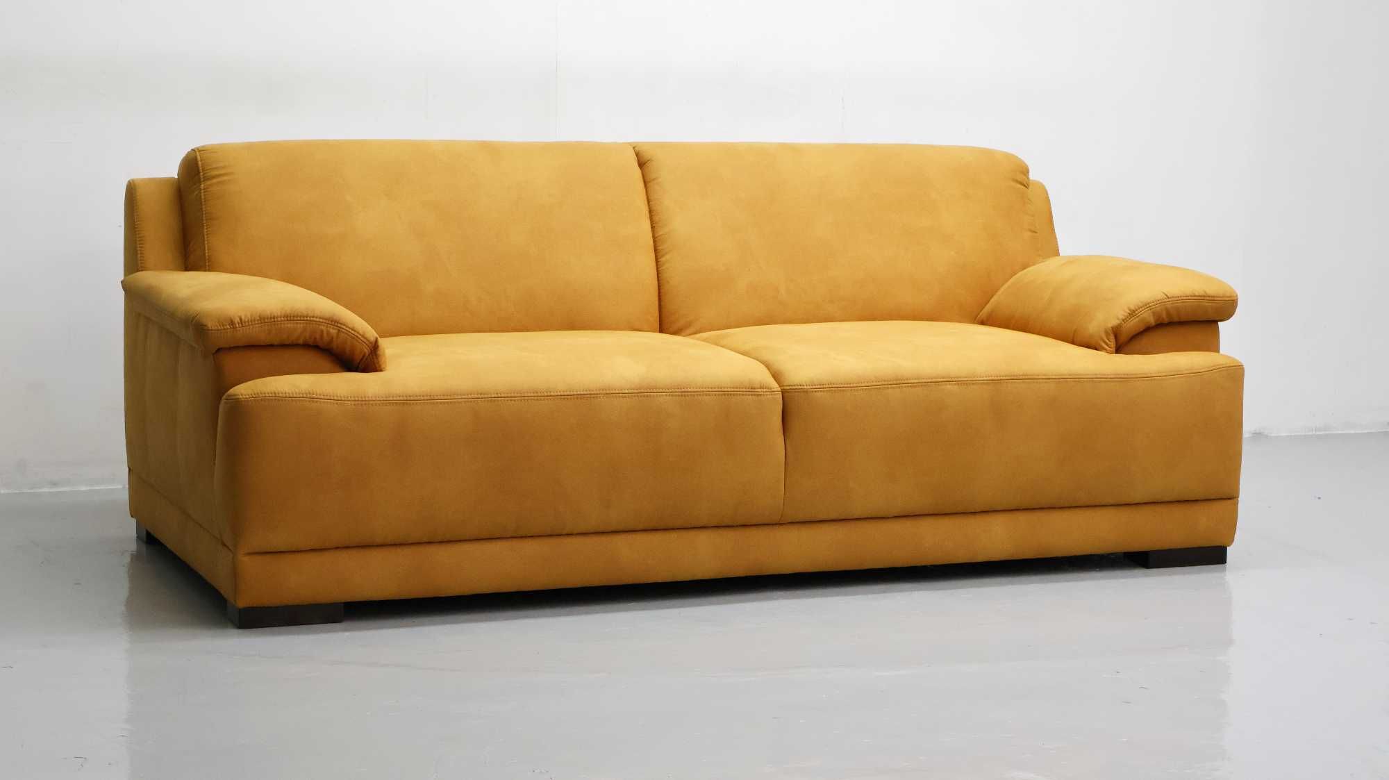 TFH nowoczesna sofa 3- osobowa KANAPA tkanina ZAMSZOWA salon