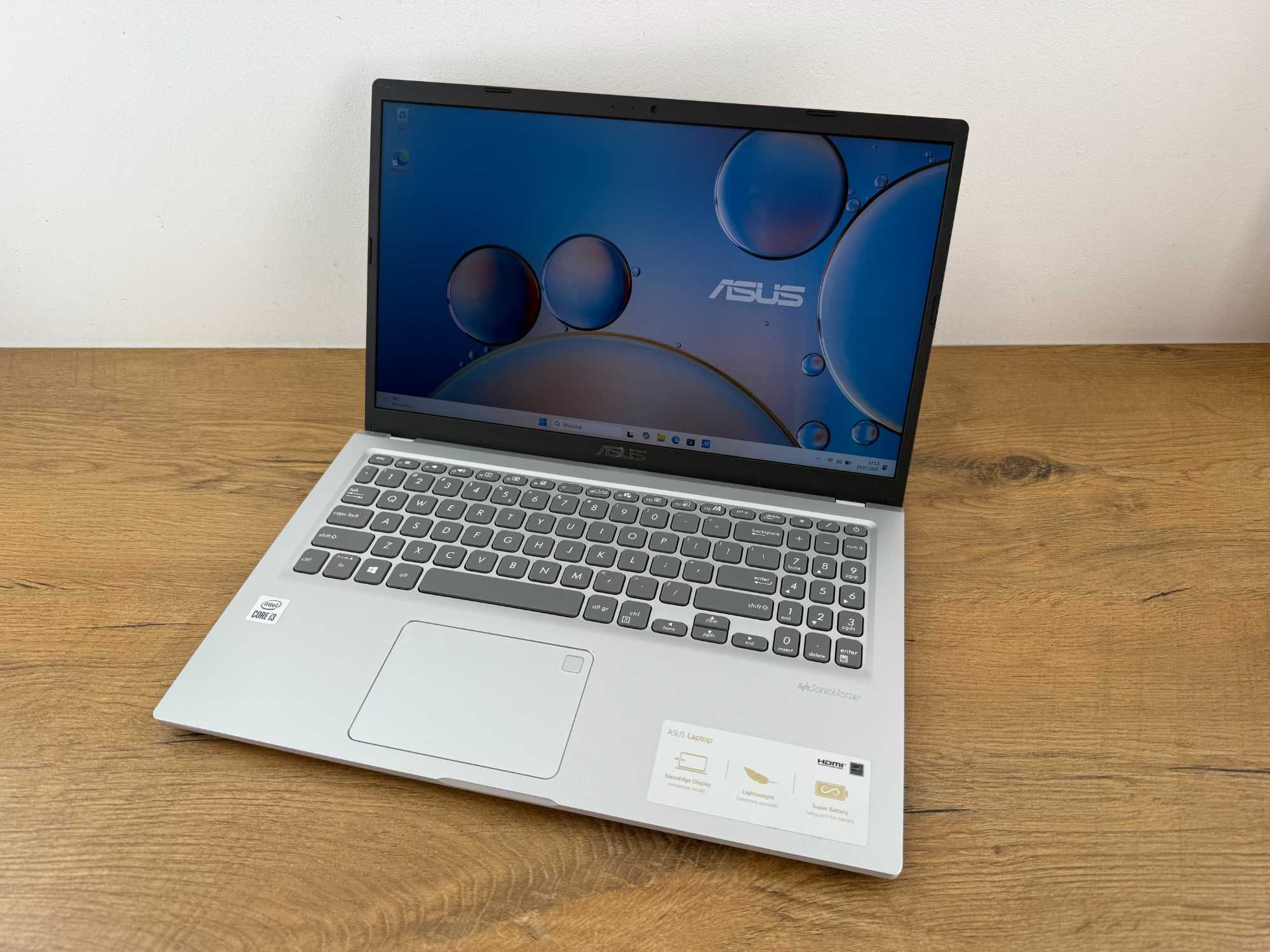 1375. Asus JAK NOWY!!! CORE i3-1005G1 8x 3.40GHz, SSD M2, 8GB RAM,