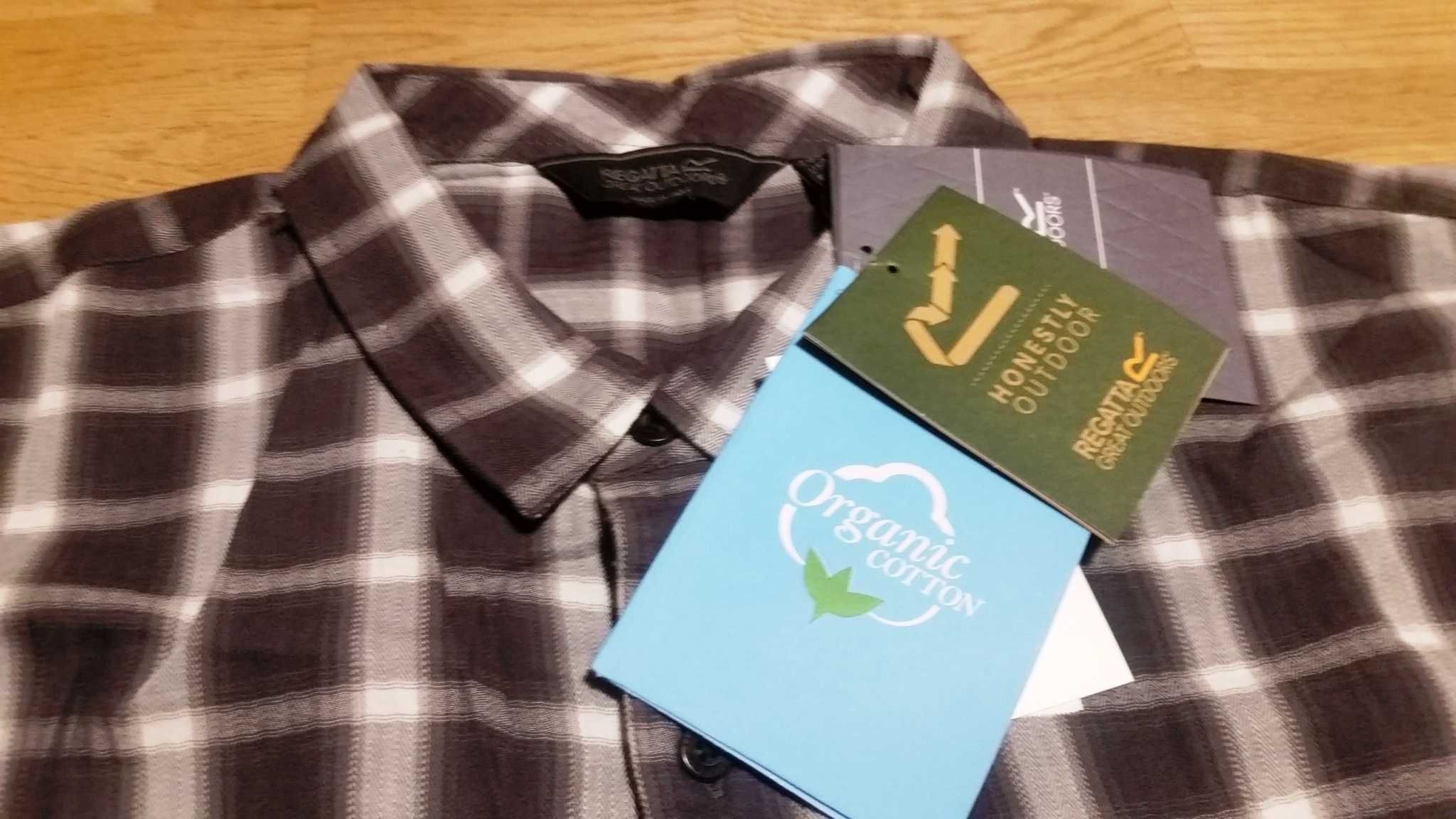 ORGANICZNA BAWEŁNA Regatta krata XXL/XXXL 2xl 3xl 58-60 western
