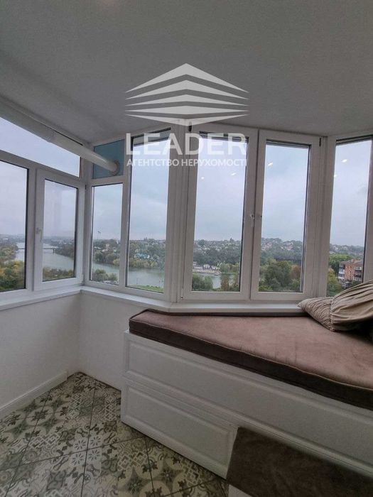 Сдам 1к.Панорамний вигляд на річку!Кондиціонер,Гардероб.Сигналізація!