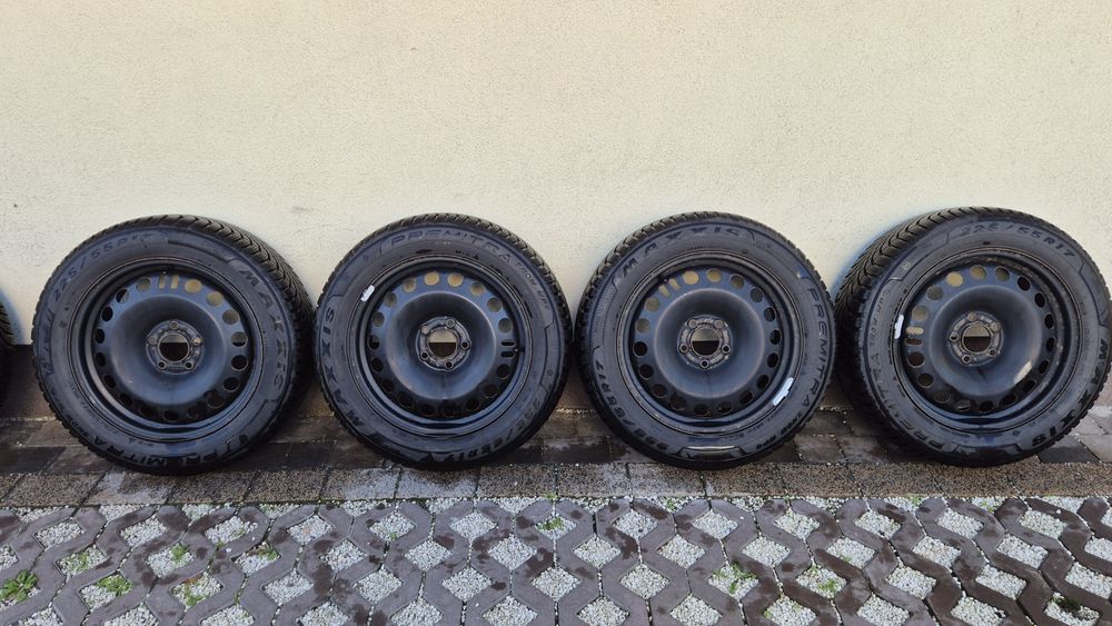 Koła felgi stalowe 17" Opel 5x115 opony zimowe