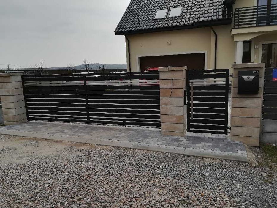 Ogrodzenia bramy balustrady nowoczesne i kute