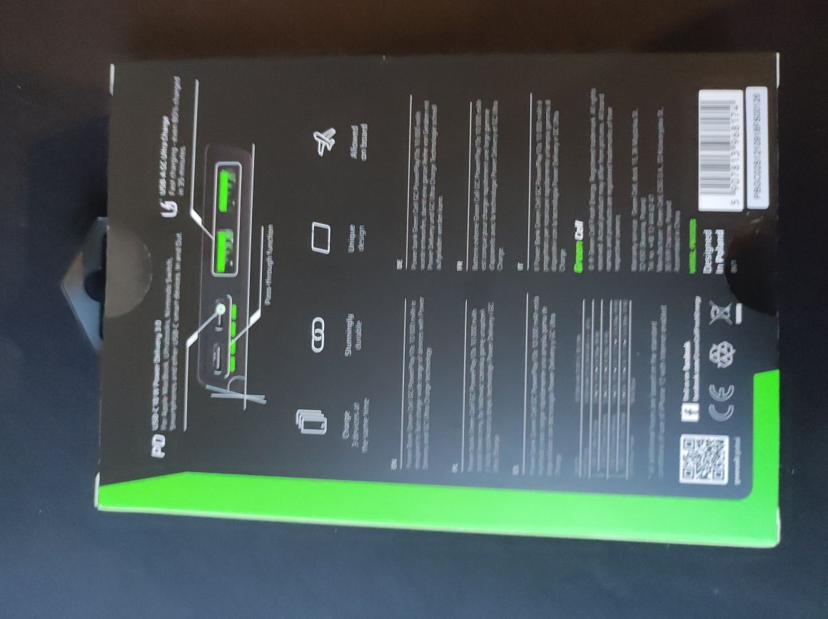 Powerbank green cell 10000mah