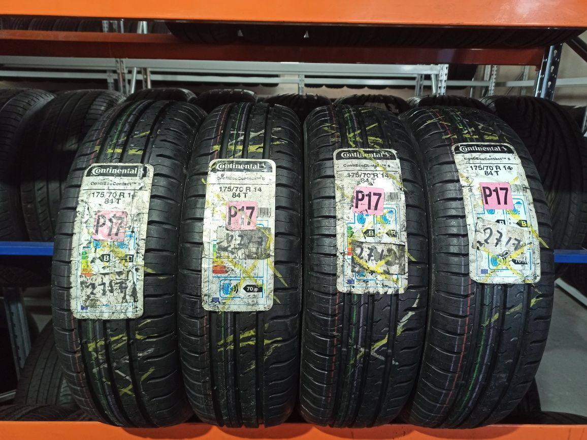 Шини Резина Літо Нові 175/70 R14 84T Continental Conto Eco Contact 5