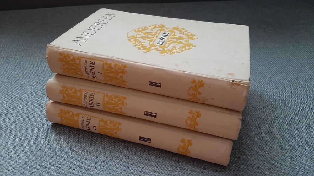 Baśnie Andersen t 1 2 3 PIW 1956 Stanisław Sawicki Beylin Iwaszkiewicz