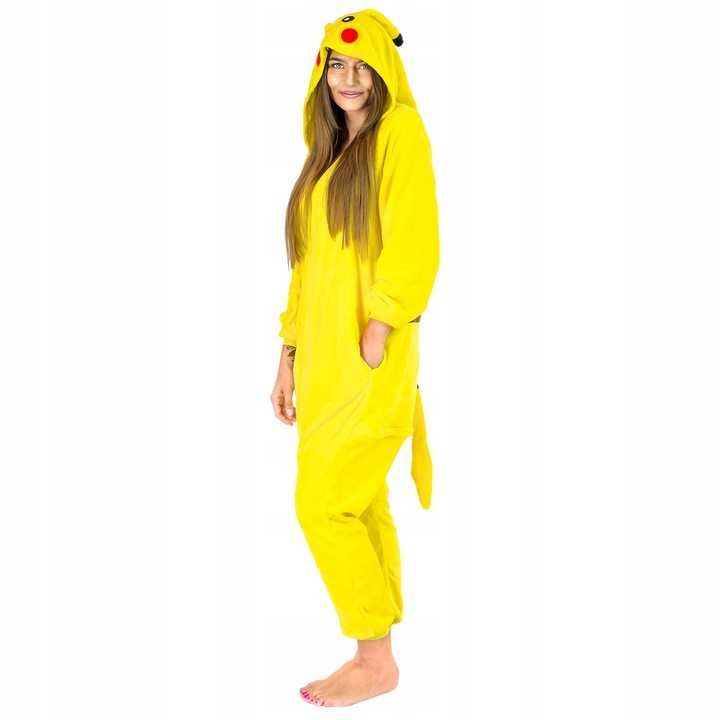 M KIGURUMI  Dres  Piżama PIKACHU  Przebranie