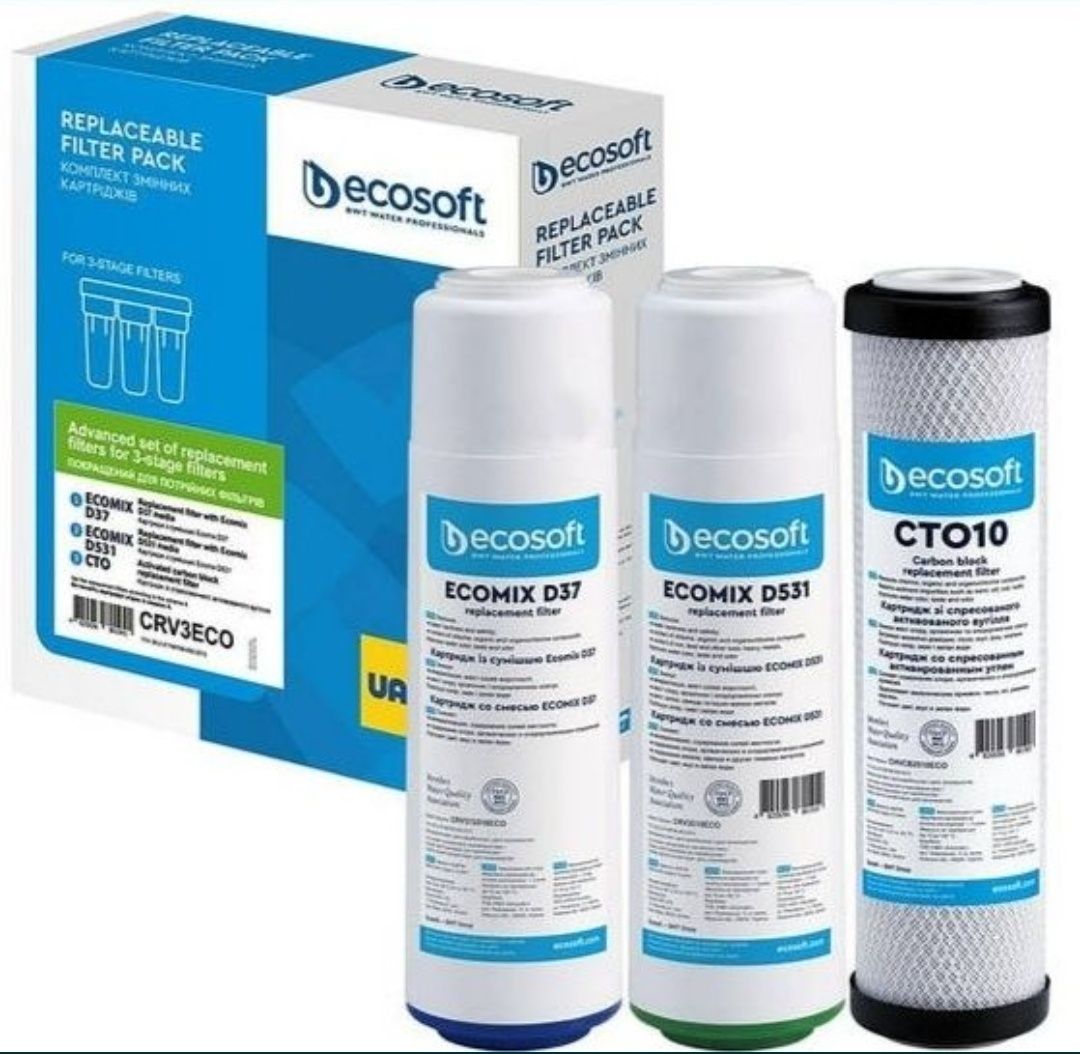 Фильтр для воды Ecosoft CRV3ECO улучшенный для тройной системы , 3000л