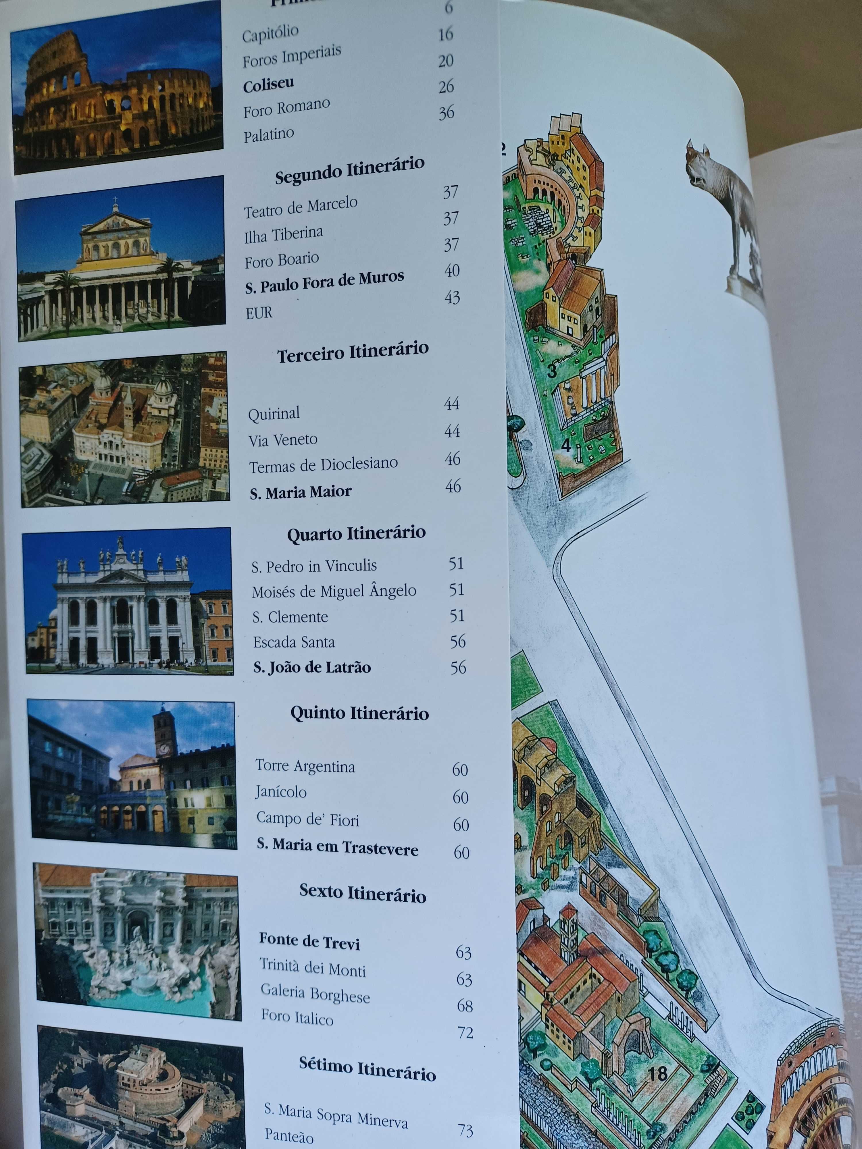 Livros sobre Roma - em Inglês e em português