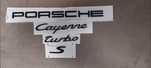 Эмблема надпись Porsche Cayenne 958 Порше Кайен 957