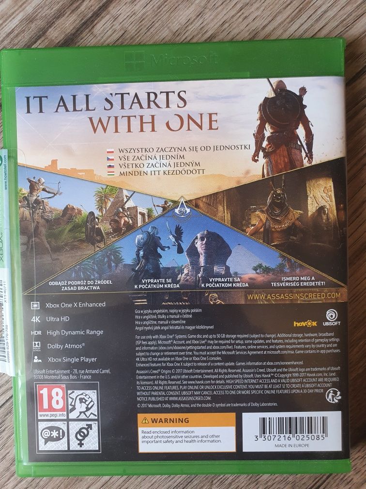 Assassins origins xbox one