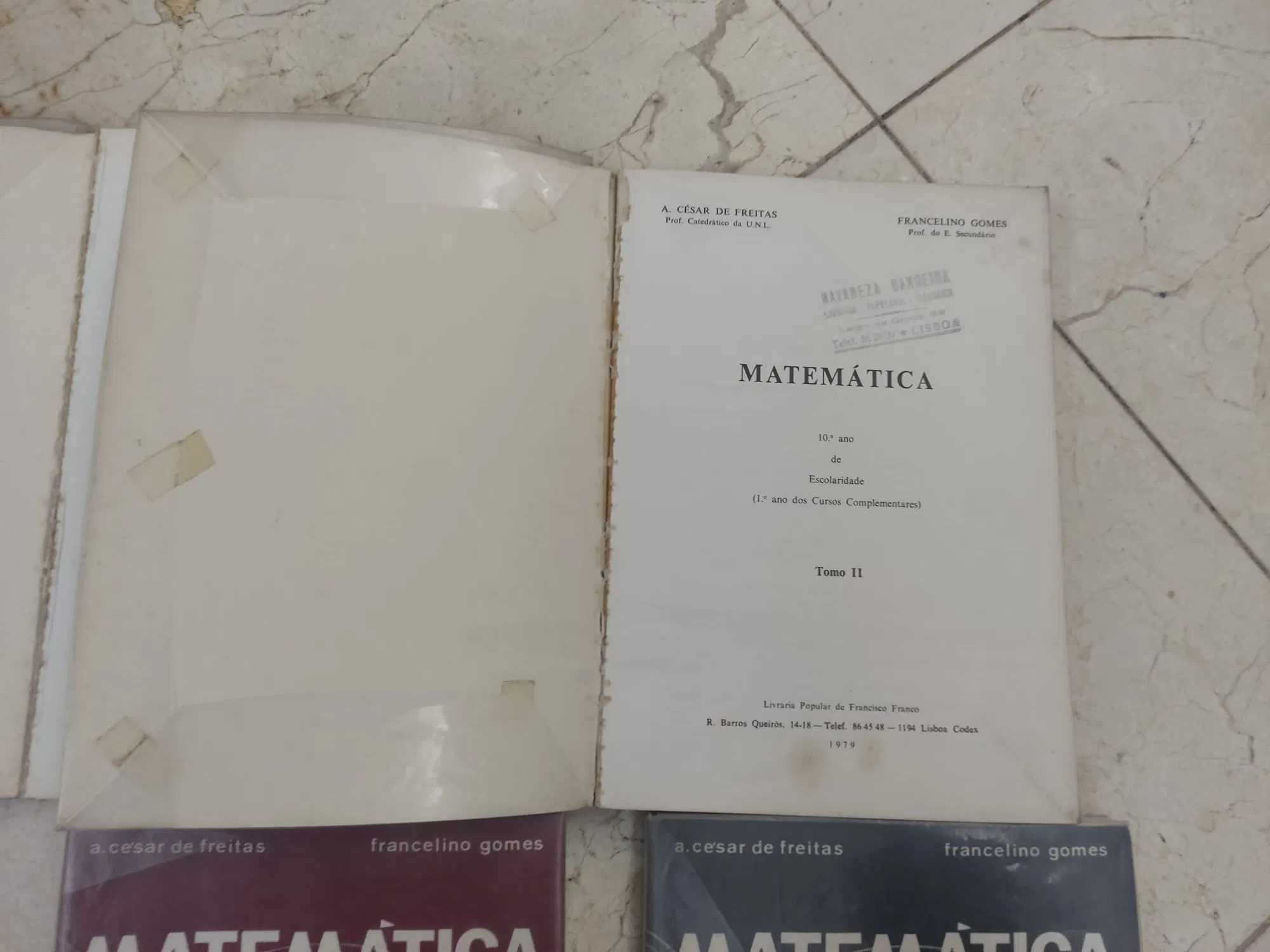 Livros Matemática vintage