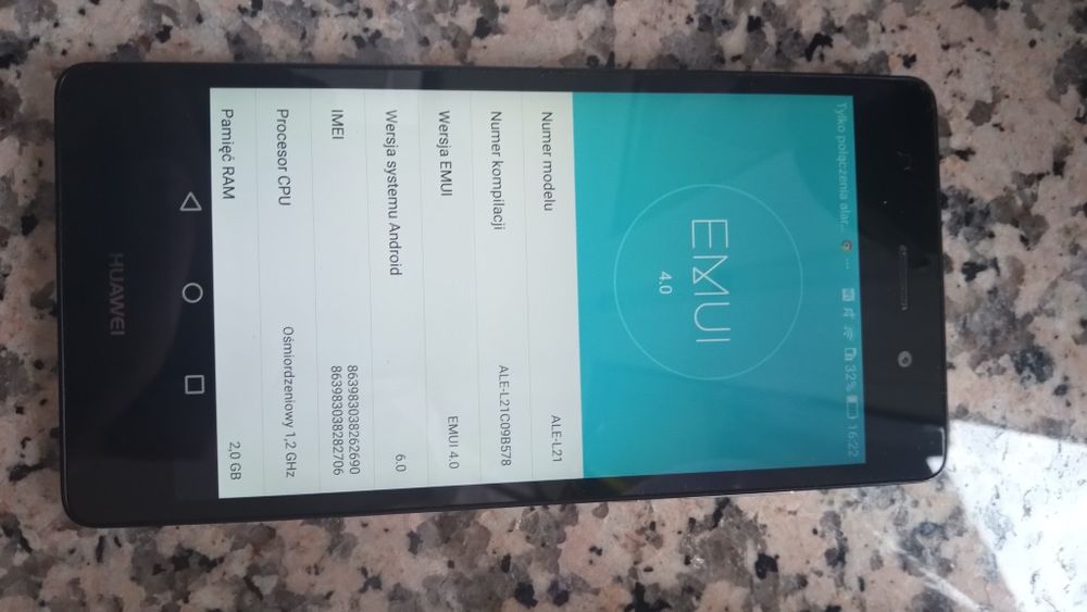 Huawei p8 lite czarny ALE-L21 sprawny jak nowy