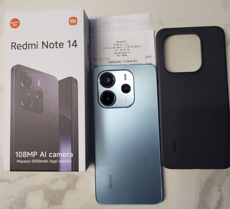 XIAOMI REDMI NOTE 14 4G 8/256 W-wa, Radzymin gwar od 23.08.2025r