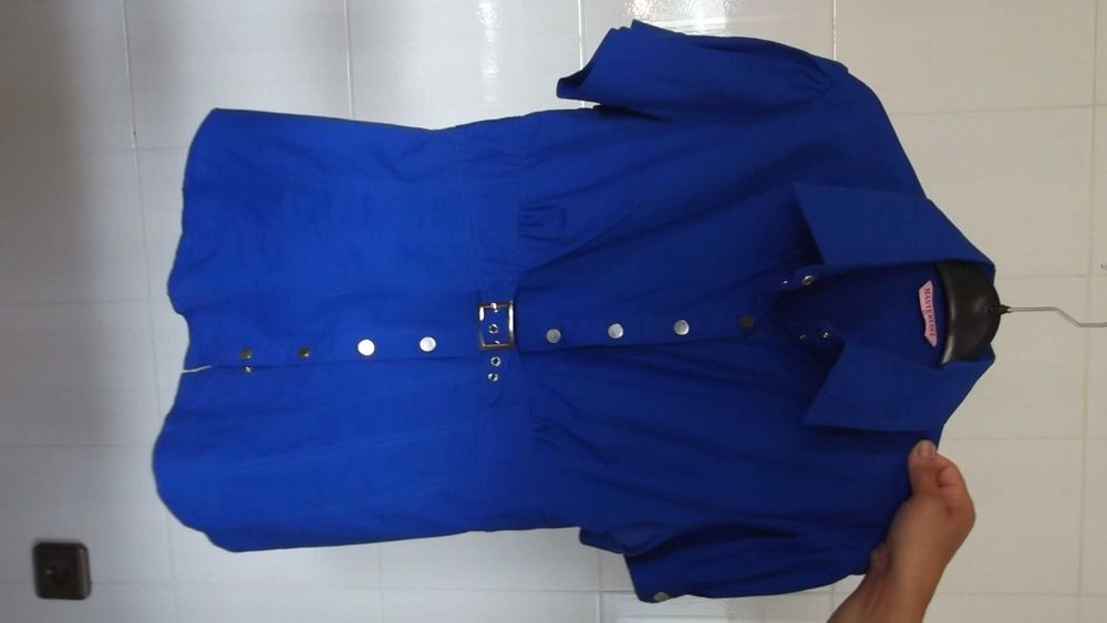 Blusa Azul M/L como nova