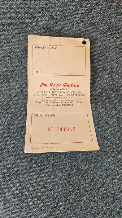 Baixo ativo 5 cordas - Jim Reed - Natural