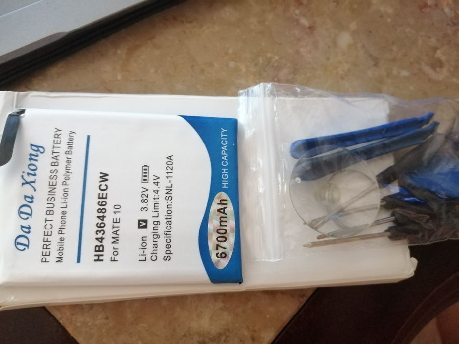 Bateria de grande capacidade para huawey p9 e outros