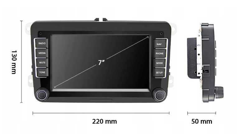 Radio samochodowe VW, Skoda, Seat