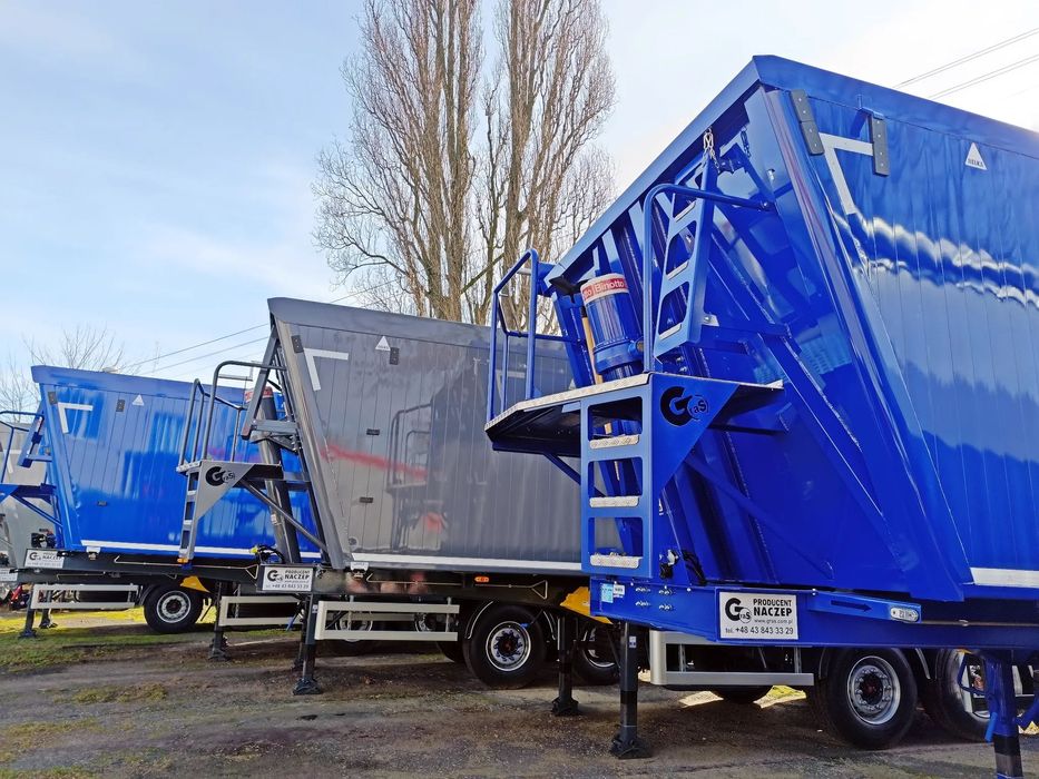 Gras naczepa wywrotka  najem krótko i długoterminowy wywrotki  GRAS – już od 2290 zł/m-c