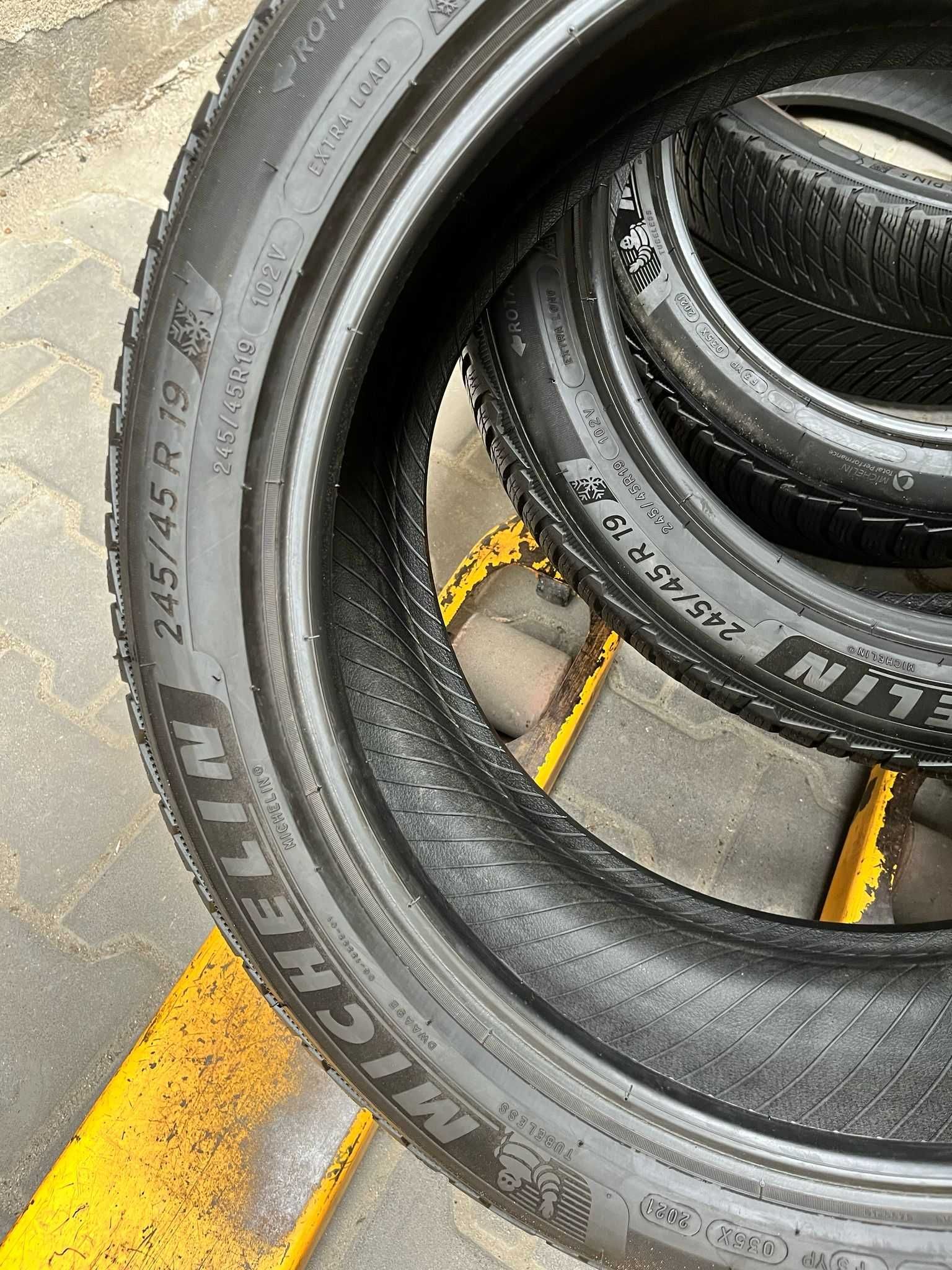 Opony zimowe 4x Michelin Pilot Alpin 5 245/45 R19 102V XL DOT21 #3562